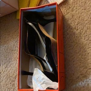 Black high heels